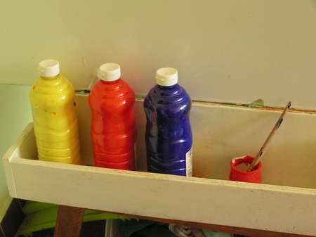 Premiers essais de peinture! Premiers essais de peinture!