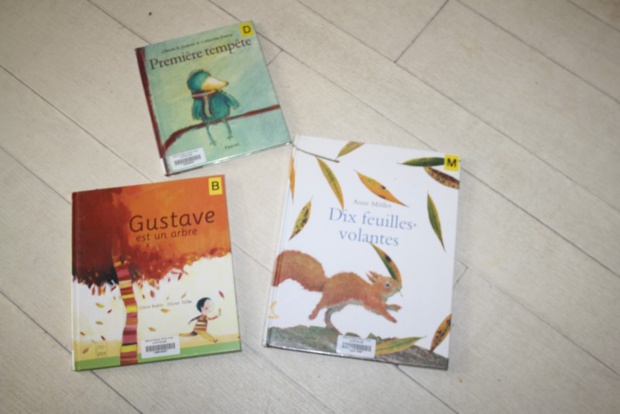 Martine de l'association des passeurs de livres est venue nous raconter des histoires sur l'automne. Martine de l'association des passeurs de livres est venue nous raconter des histoires sur l'automne.