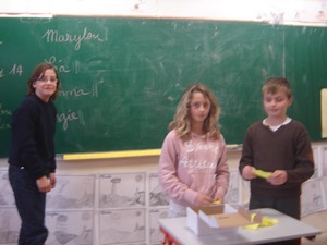 Election des délégués de notre classe Election des délégués de notre classe