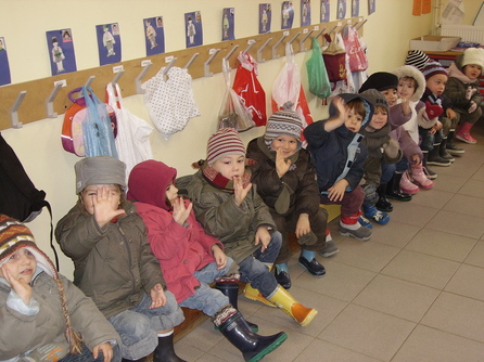 Marcher dans les flaques! Marcher dans les flaques!