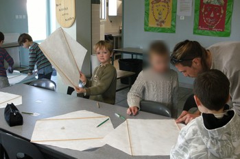 Première journée du projet Cerf-volant Première journée du projet Cerf-volant