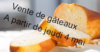 Vente de gâteaux