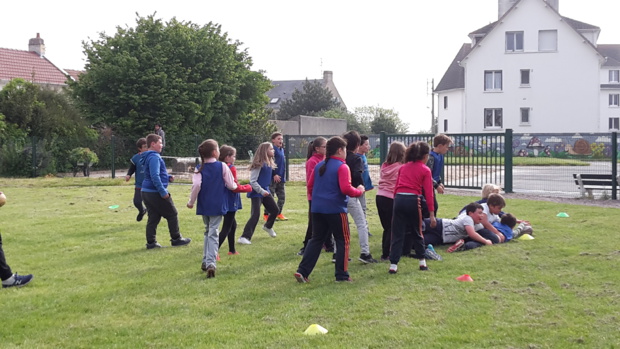 Les CE2 au Rugby