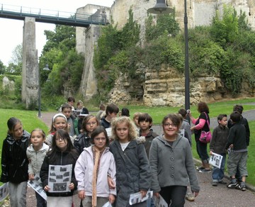 Visite du château de Caen