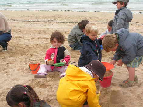 Promenade scolaire de la classe de Petite Section