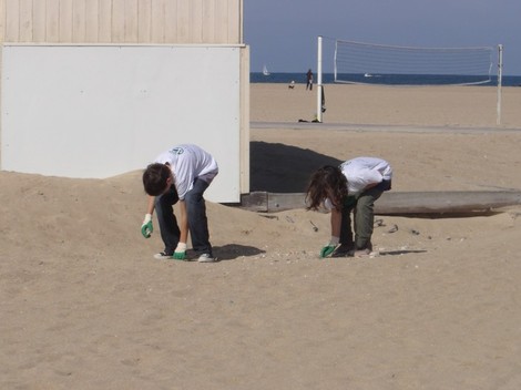 Nettoyons la plage...