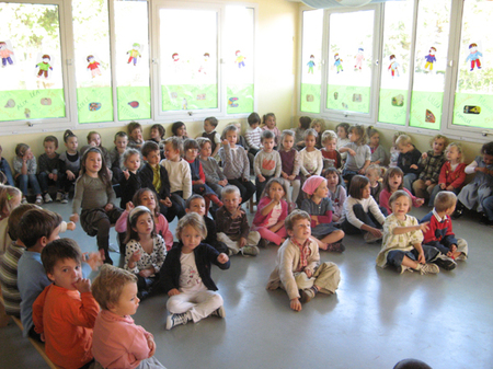 Chorale chez les maternelles