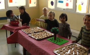 Buffet autour de la pomme