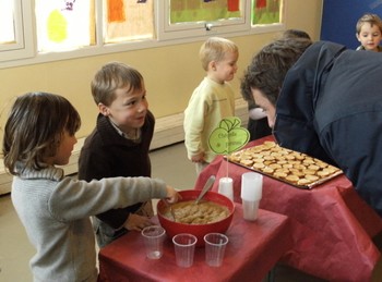 Buffet autour de la pomme