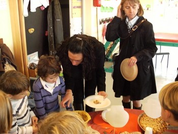 Buffet autour de la pomme