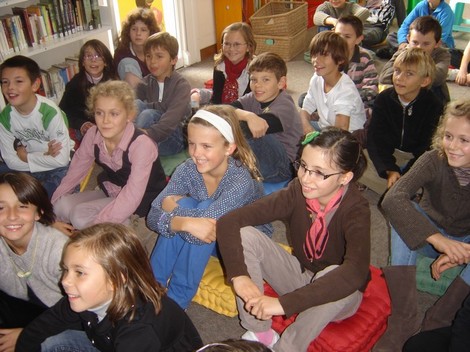Visite à la bibliothèque... Visite à la bibliothèque...