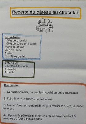 Le gâteau au chocolat Le gâteau au chocolat