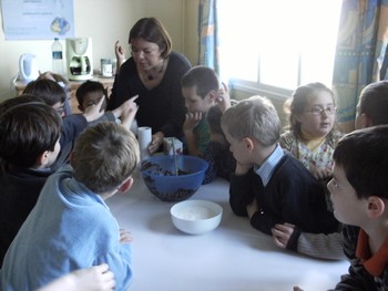 Le gâteau au chocolat