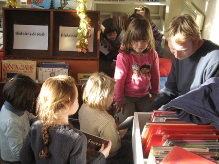 Visite à la bibliothèque