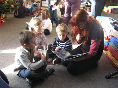 Visite à la bibliothèque Visite à la bibliothèque