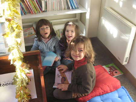 Visite à la bibliothèque