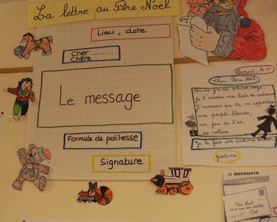 La lettre au Père-Noël des CP La lettre au Père-Noël des CP