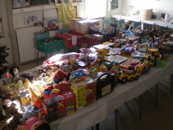 La distribution des jouets