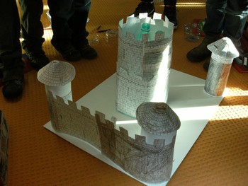 La maquette du château fort