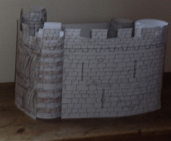 La maquette du château fort