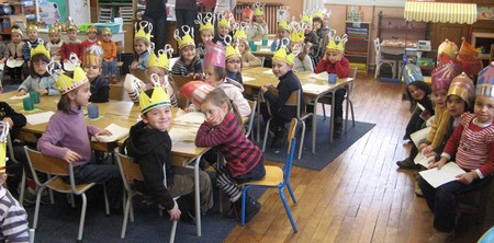 Partage de la galette en maternelle Partage de la galette en maternelle