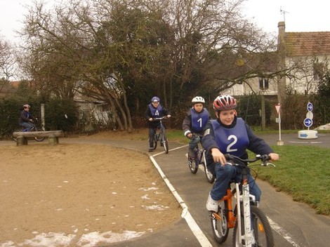 Les champions du permis vélo...