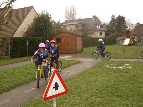 Les champions du permis vélo...