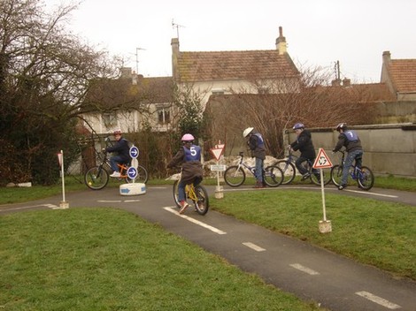 Les champions du permis vélo...