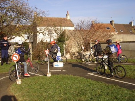 Les champions du permis vélo...