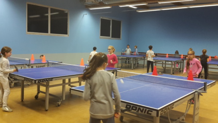 Première séance de tennis de table Première séance de tennis de table
