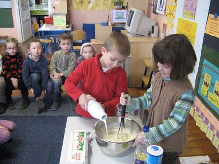 Partage des crêpes Partage des crêpes