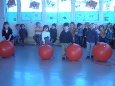 Les ballons rouges!