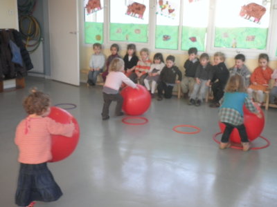 Les ballons rouges!