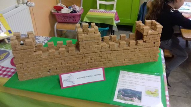 Une muraille de Chine en sucre ! Une muraille de Chine en sucre !
