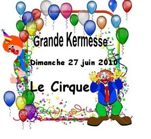 Programme de la kermesse