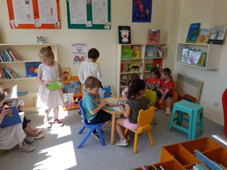 Rdv à la bibliothèque pour les MS-GS Rdv à la bibliothèque pour les MS-GS