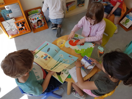 Rdv à la bibliothèque pour les MS-GS Rdv à la bibliothèque pour les MS-GS