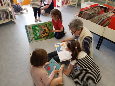 Rdv à la bibliothèque pour les MS-GS Rdv à la bibliothèque pour les MS-GS