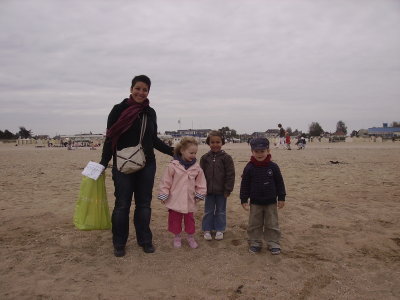 Promenade à la plage.