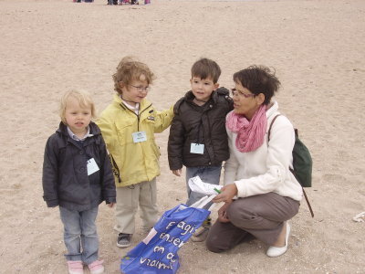 Promenade à la plage.