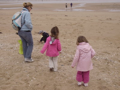 Promenade à la plage.