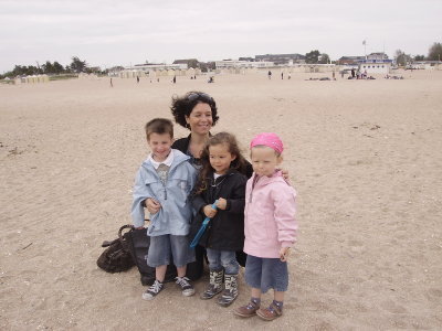 Promenade à la plage.