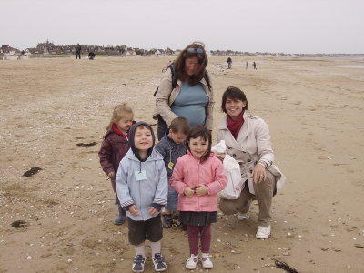 Promenade à la plage.