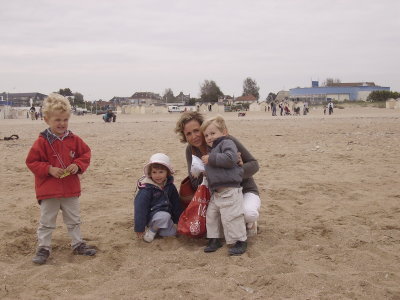 Promenade à la plage.