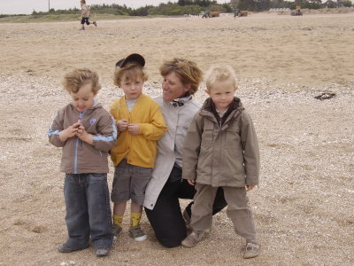 Promenade à la plage.