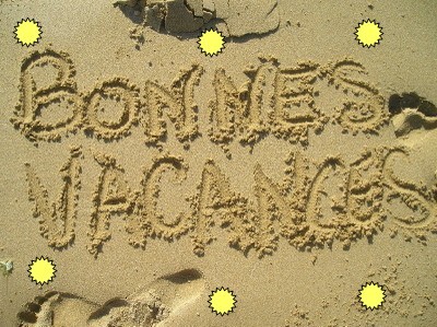 Bonnes vacances Bonnes vacances