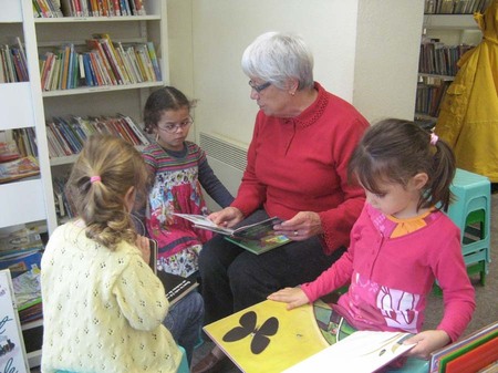 Visite à la bibliothèque