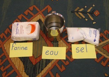 La recette de la pâte à sel La recette de la pâte à sel