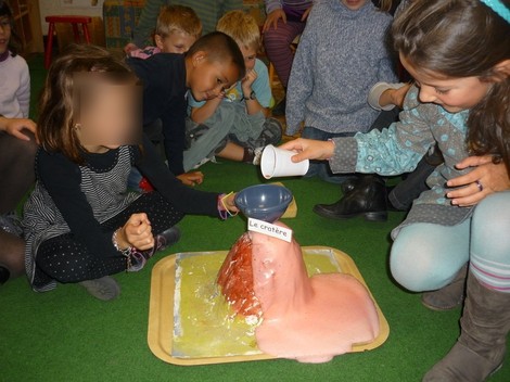 Notre volcan en éruption