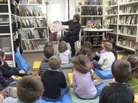 Visite à la bibliothèque